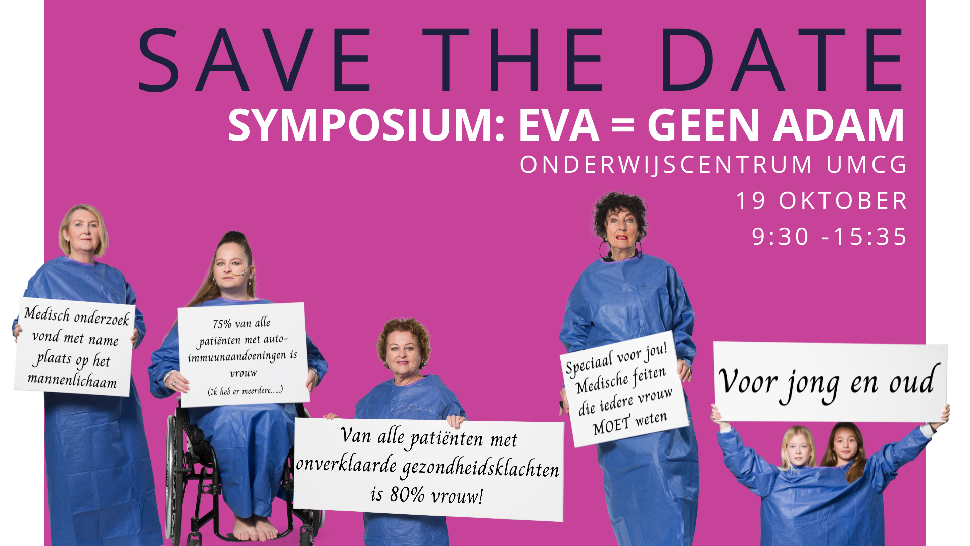 Symposium EVA = geen ADAM 19 oktober (Groningen)